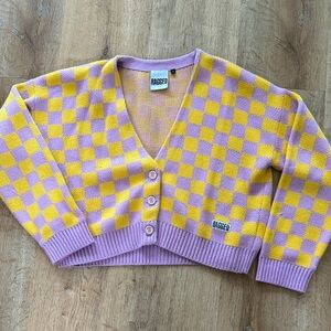 RAGGED CHECKERED Sweater